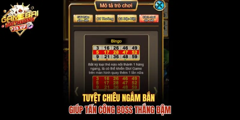 Tuyệt chiêu giúp tấn công boss thắng đậm